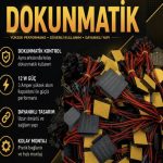 DOKUNMATİK AYNA SENSÖRÜ AÇ KAPA DİMMER 12VOLT