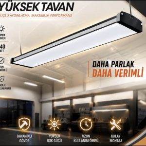 240W YÜKSEK TAVAN ARMATÜRÜ 120CM