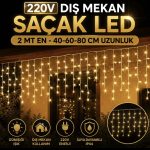 DIŞ MEKAN SAÇAK LED PERDE EKLENEBİLİR ÇAKARLI 2X1