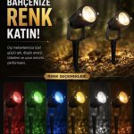 7W LEDLİ KAZIKLI ÇİM ARMATÜRÜ LED PROJEKTÖR