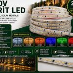 220VOLT TRAFOSUZ ŞERİT LED 240LEDLİ-100MT