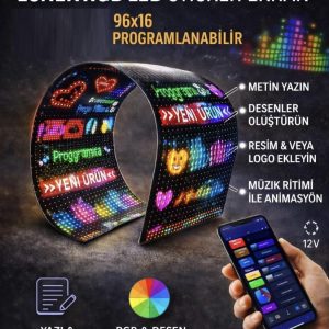 ESNEK PİKSEL LED STİCKER EKRAN