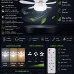ÇİFT RENKLİ HIZ AYARLI DİMMERLİ FANLI LED AMPUL