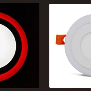 6W 3RENKLİ LED PANEL KIRMIZI