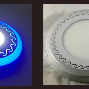 18W SIVA ÜSTÜ 3RENKLİ LED PANEL MAVİ DESENLİ