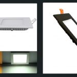 24W KARE LED PANEL SİYAH BEYAZ