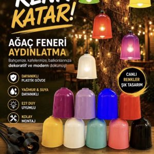 SU GEÇİRMEZ AĞAÇ FENERİ